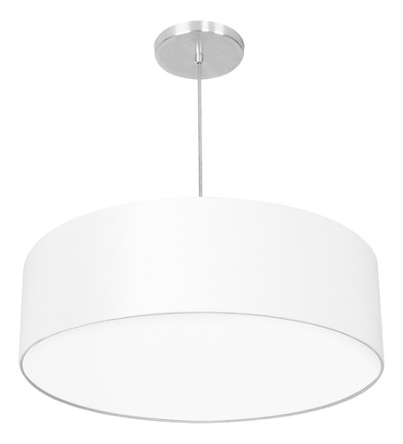 Lustre Cupula Pendente Dome 50x15cm Magnífico Branco