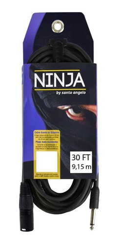 Cabo De Áudio Santo Angelo Ninja Nm P10/xlr 9,15 Mts Cb0355