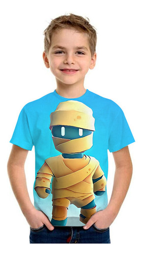 Asz Divertida Camiseta Infantil 3d Stumble Guys