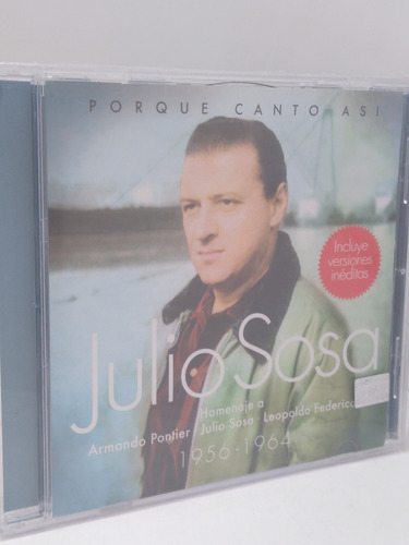 Julio Sosa Porque Canto Así Cd Nuevo