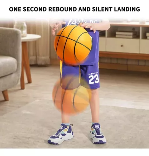 Bola de basquete silenciosa interior, mudo saltando de basquete