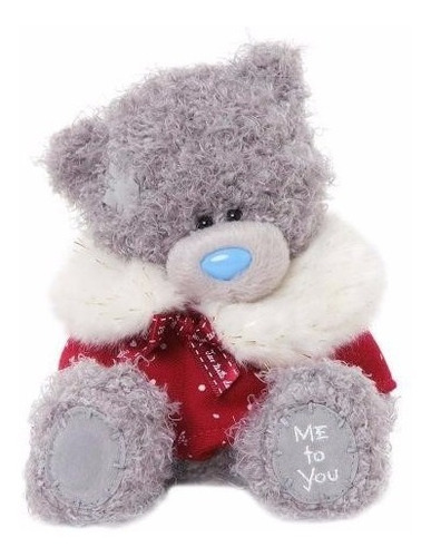 Osito Me To You - Tatty Teddy_capa De Invierno Roja 15 Cm