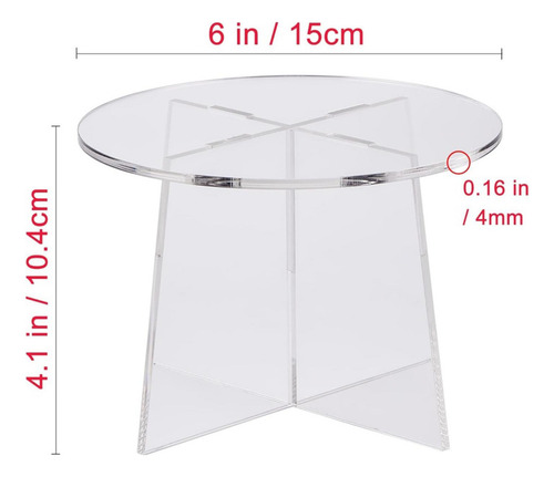 New, Soporte En Maceta, Estante Para Maceta Acrílico Para