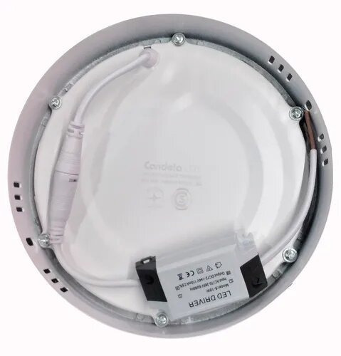 Panel Plafón Aplicar LED 12W Redondo Color Blanco Frío