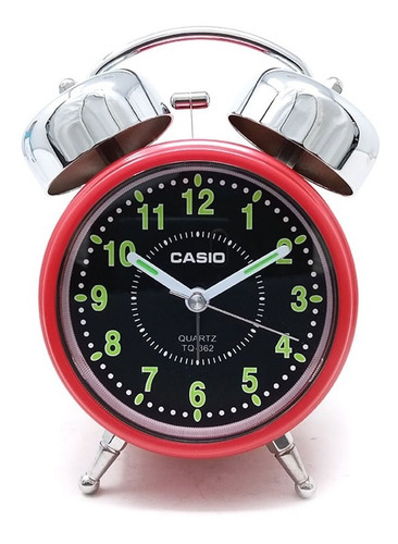 Reloj Casio Despertador Tq362-4 Campanilla  Luz Somos Tienda