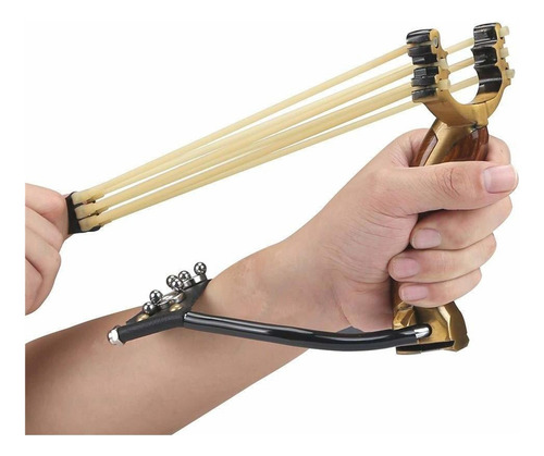 / Resortera Ambidiestra Manual Profesional Con Soporte Brazo