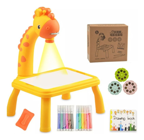 Mesa De Dibujo Con Proyector Infantil + Accesorios