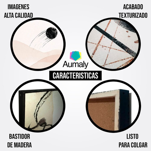 Imagen 5 de 6 de Cuadro Decorativo Marvel Spiderman Peter Parker Set 3 Piezas