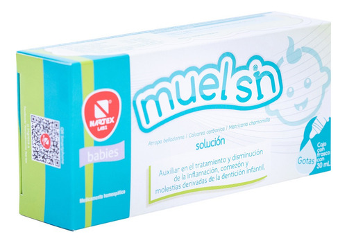 Muel Sn Infantil Auxiliar En Dentición Infantil 30ml Nartex