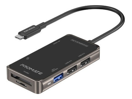 Hub Usb-c 7 En 1 Promate Primehub-lite - Bgreat