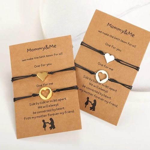 Juego De Pulseras Madre E Hija Hijo, Set De Pulseras Mamá