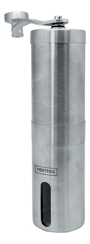 Molinillo Manual Para Café Acero Inoxidable Nerthus Gris