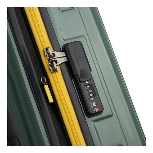 Valija Trunk Grande Expandible 80 Cm Delsey Rempart Color Verde