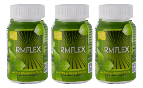 Rmflex 3 Frascos De 30 Comprimidos 850 mg c/u Sin sabor