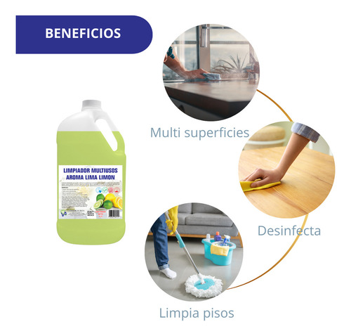 Limpiador Multiusos Lima-limon 4 L