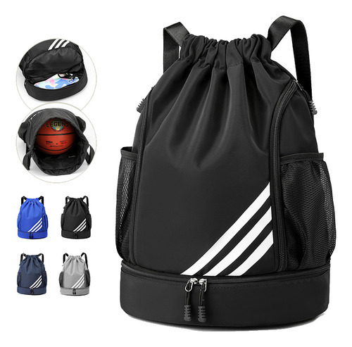 Bolsa De Gimnasio Impermeable Para Hombre, Mochila Deportiva