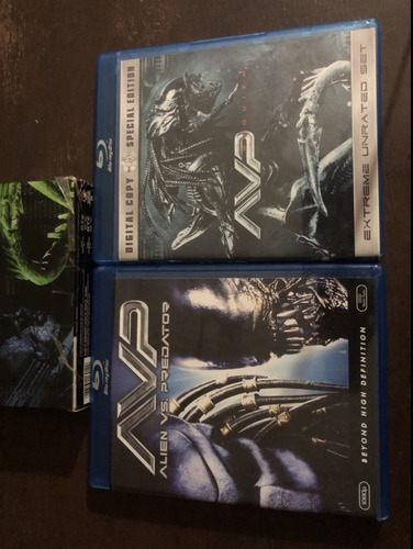 Alien Vs Depredador 1 Y 2 Pelicula 2 Blu-ray (Usado)