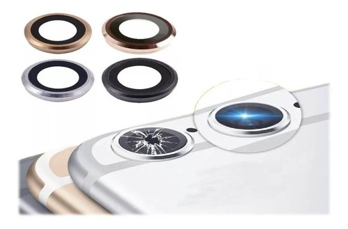 Lente Camara Compatible Con iPhone 6 6s Plus Instalada