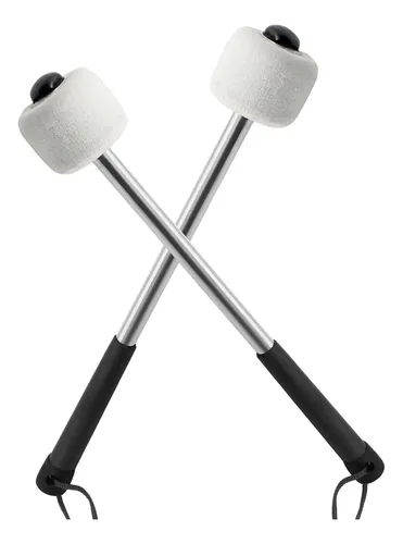 comprar Mazos Para Bombo Marcha Percusion Mango Goma