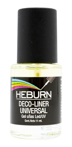 Heburn Deco Liner Pincel Removedor Esmalte Led Uv  Cod. 151