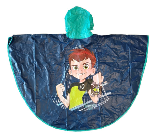 Capa Para Lluvia Impermeable Infantil Ben 10