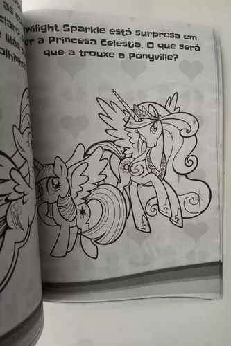 Livro P/ Colorir My Little Pony - Colorir Em 68pgs