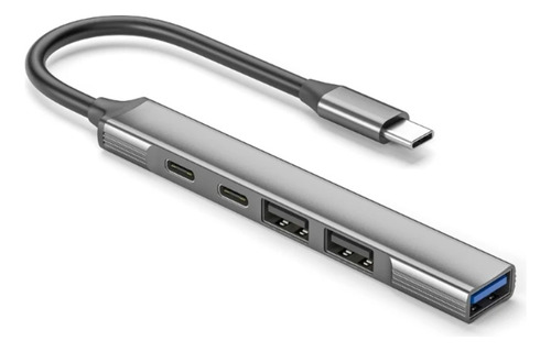 Hub Usb-c 5 Portas 5 Gbps Com Pd - Zhq-22