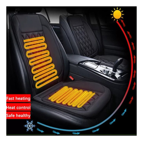 Funda De Asiento Calefactada Para Coche, Calentador De Temp