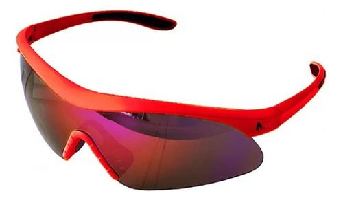 Lentes Gafas Ciclismo New Evolution Espejados- Full Salas Color de la lente Naranja Color del armazón Verde