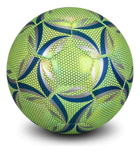 Balón De Fútbol Holográfico Luminoso Que Brilla En La