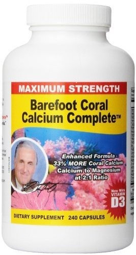 Barefoot Coral Calcium Complete 1500 Mg, 240 Cpsulas, Suplem