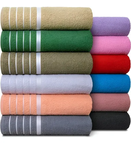 Kit C/ 3 Toalha De Banho Gigante 80 X 1,50 Atacado + Cor - Sortida