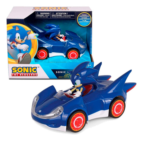Vehículo Sonic The Hedgehog Pullback Largas Distancias- Nkok