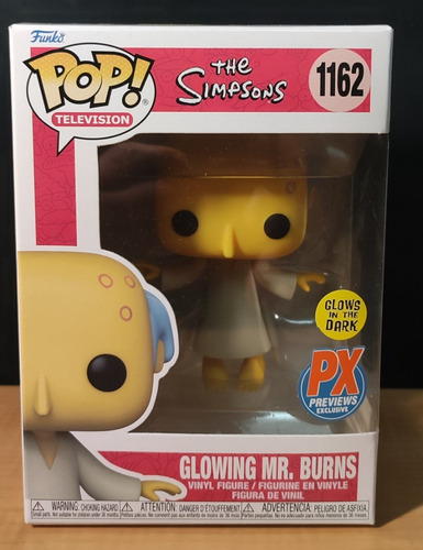 Los Simpsons Funko Pop - Señor Burns Brilla Obscuridad (Usado)