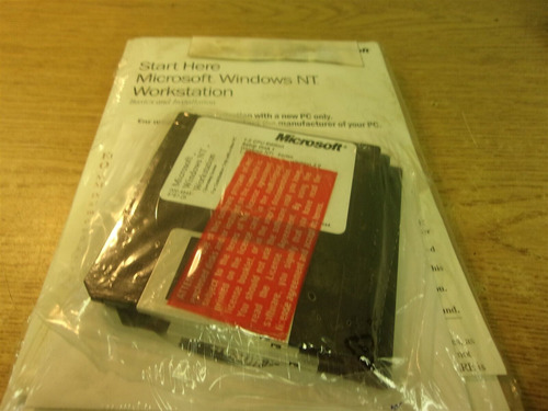 Microsoft X05-31211 309803 1199 Windows Nt Workstation B Mww