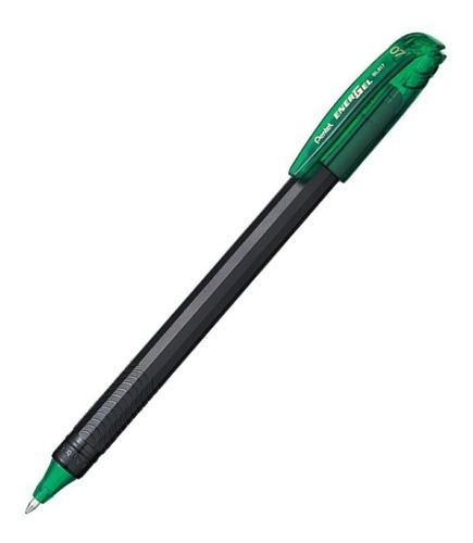 Caneta Gel Pentel Energel Makkuro 0.7 Mm - Verde Cor do exterior Preto/Verde