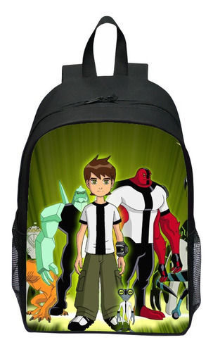 Nueva Mochila Escolar Ben10 Impresa Al Por Mayor De Dibujos