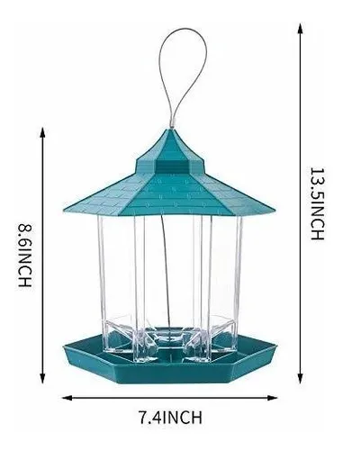 Comederos Para Aves Alimentador De Pájaros Silvestres Harxi
