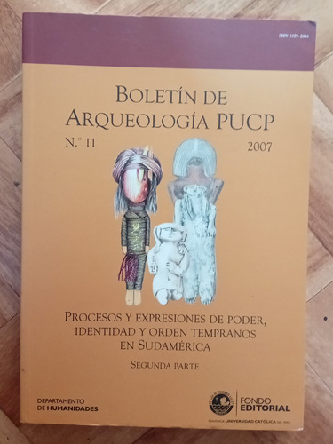 Boletin De Arqueologia Pucp.  N° 11. -  2007.