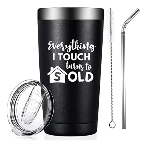 Vasos Térmicos 20 Oz Para Agentes Inmobiliarios - Regalos Ún