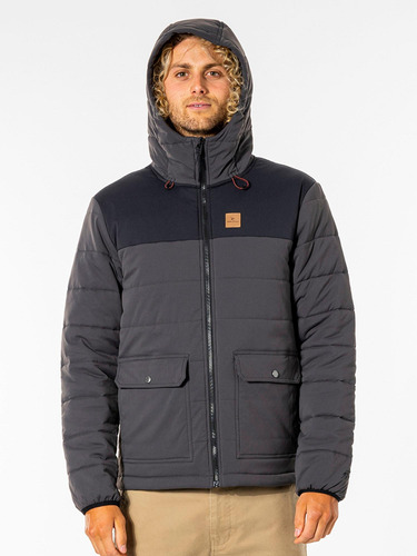 Parka Anti Series Ridge Negro Hombre Rip Curl