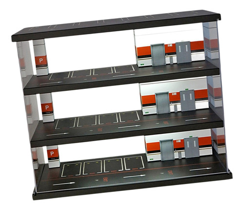 Vitrina De Estacionamiento A Escala 1:64, Vitrina De
