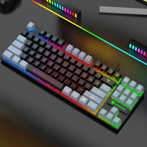 Teclado Para Juegos Teclado Con Cable Usb Ergonómico,