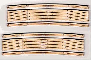 2-lane Curvado Laser-cut Madera Grado Crossing 19 21