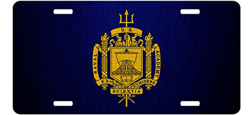 Placa De Matrícula De Aluminio Premium - Academia Naval De E