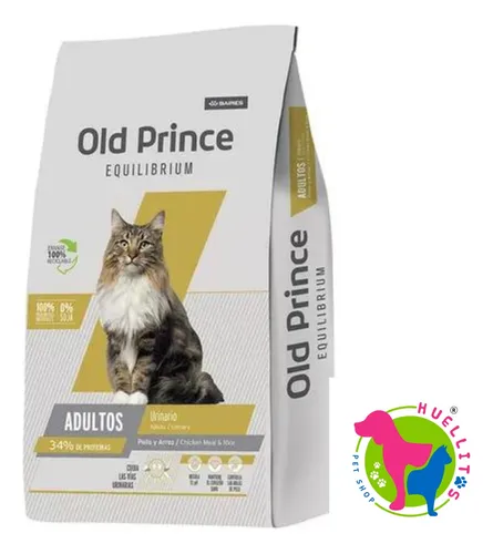 Old Prince Urinary Equilibrium Gato X3kg - Huellitas