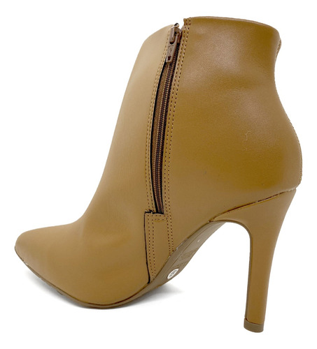 Imagen 3 de 8 de Botas Vizzano Botineta Mujer Taco Aguja 9.5cm Vestir Confort