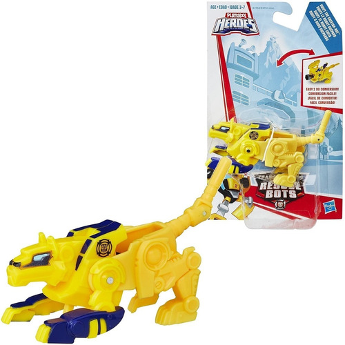 Muñeco Transformers Set Rescate Robots Animal Convertible