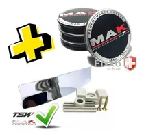 Comprar 20 Apliques Cromado Roda Tsw Mak Variante Aro 20 + 4 Calotin