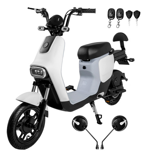 Bicicleta Electrica Scooter 55km/h 3 Velocidades 12v Luz Led